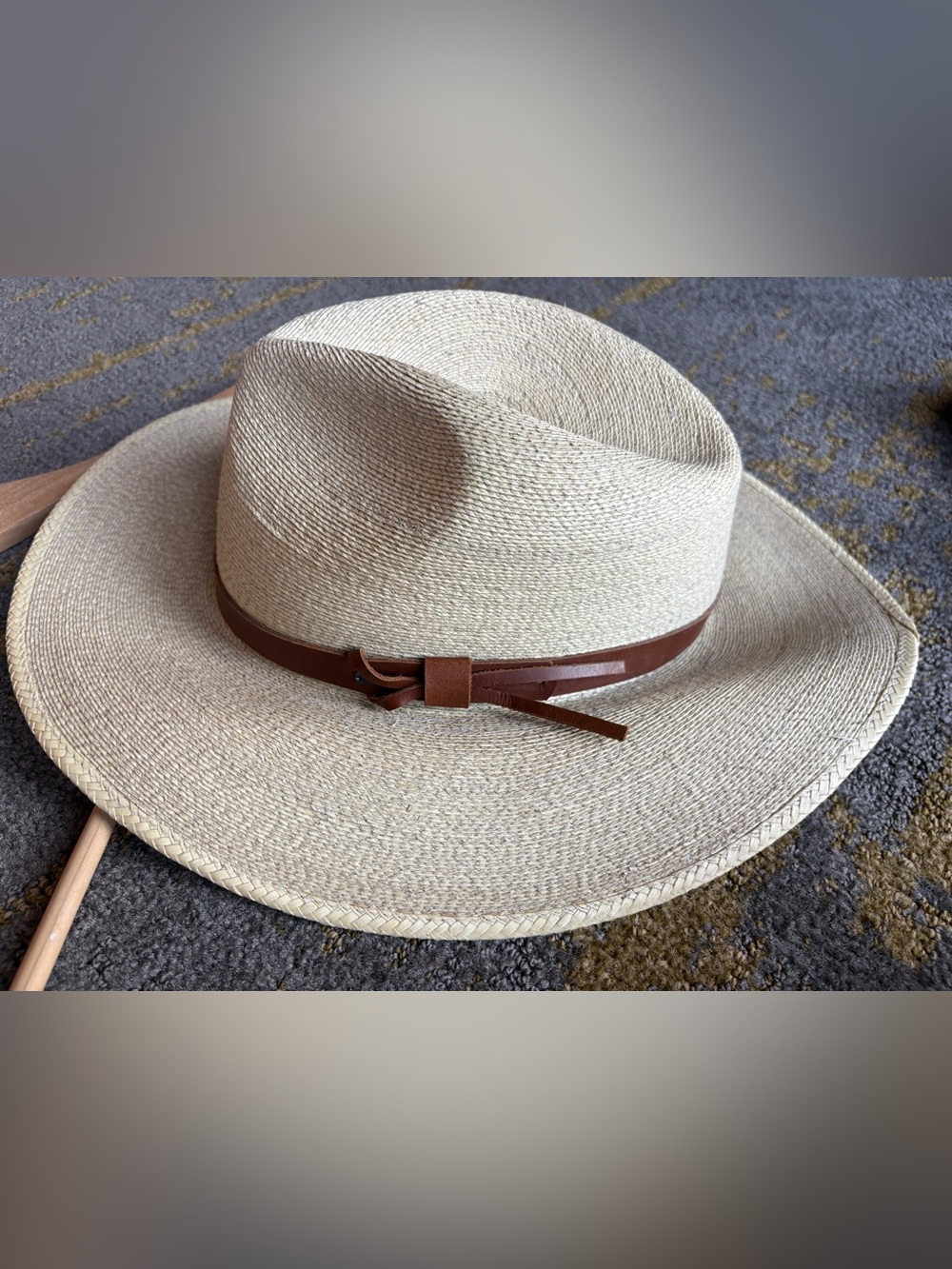 Bristol leather trim hat